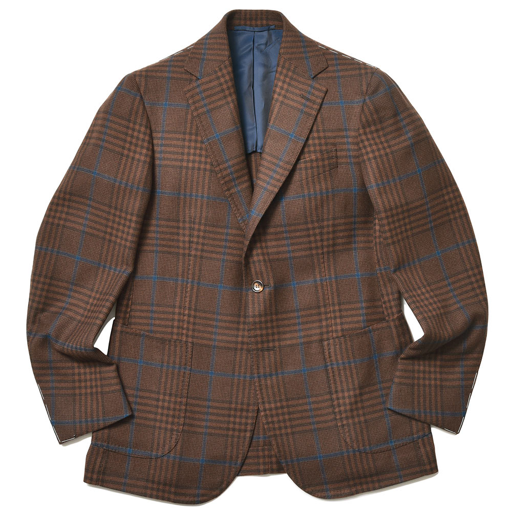 美品 STILE LATINO 秋冬 ジャケット ハンドトゥース ブラウン 50 STILE LATINO（スティレ ラティーノ）｜STILE LATINO（スティレ