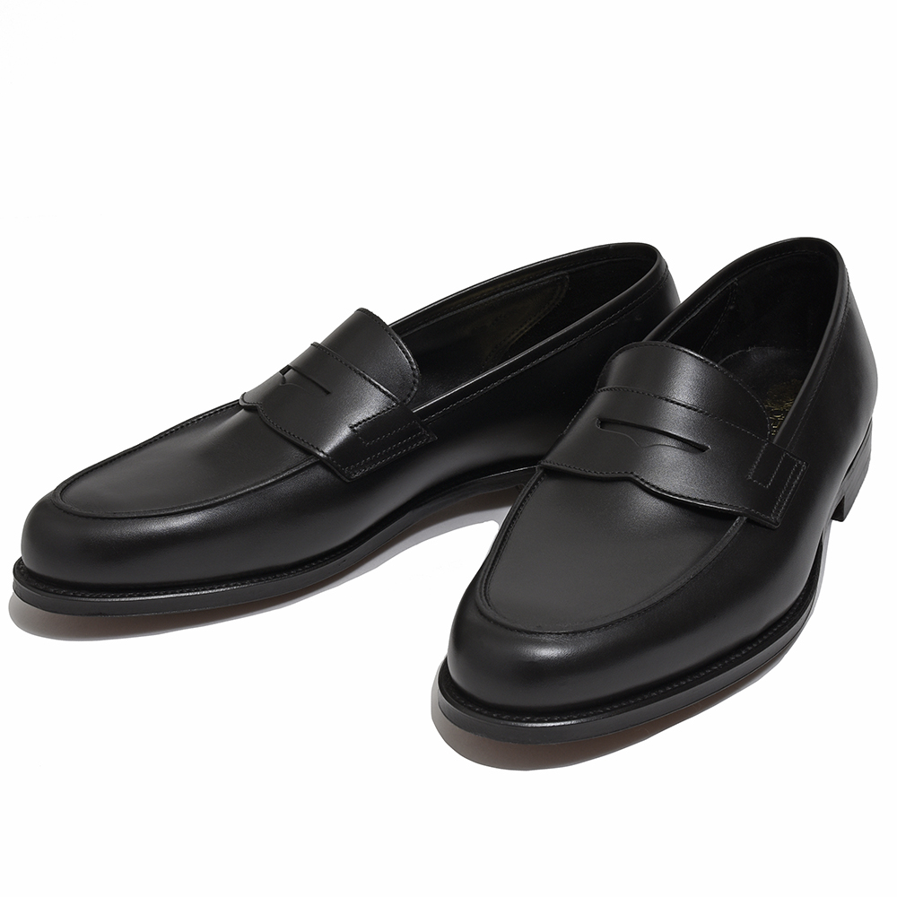 クロケットアンドジョーンズ ローファー 黒 Crockett&Jones Black Calf
