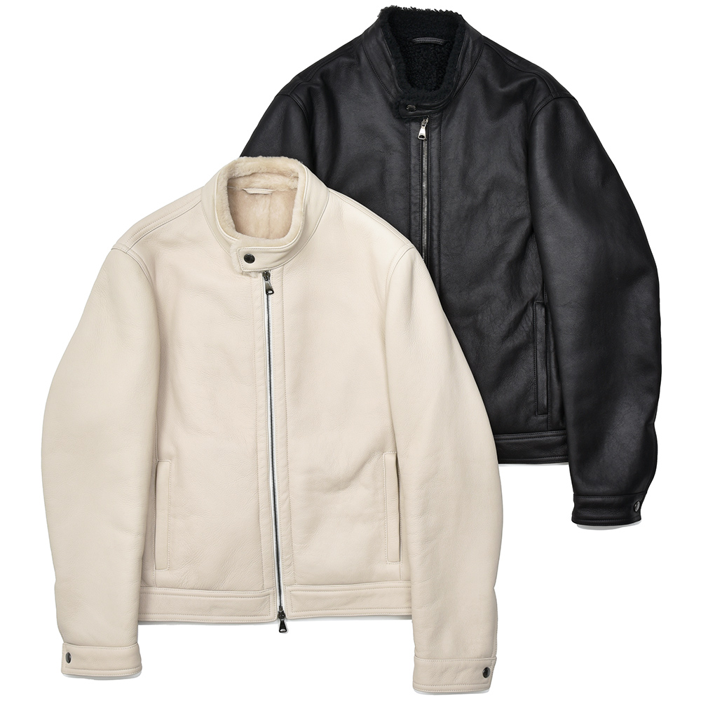 新品　EMMETI JURI ユリ ムートンジャケット　ブラック　サイズ50 新品 EMMETI JURI ユリ ムートンジャケット ブラック サイズ50 楽天