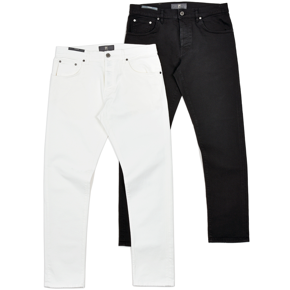 PT TORINO DENIM(ピーティートリノデニム)<br>BREAKBEAT コットンストレッチ 5ポケット レギュラーパンツ/OA14T0 33052002081