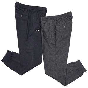 giabsarchivio（ジャブスアルキヴィオ）<br>別注RIBring グレンプレイドジャージー 1プリーツリブパンツ A5785 33052024117