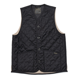 LAVENHAMixnj<br>BLACK EDITION Wool Button Front Gilet E[ {^tgW 34052000213