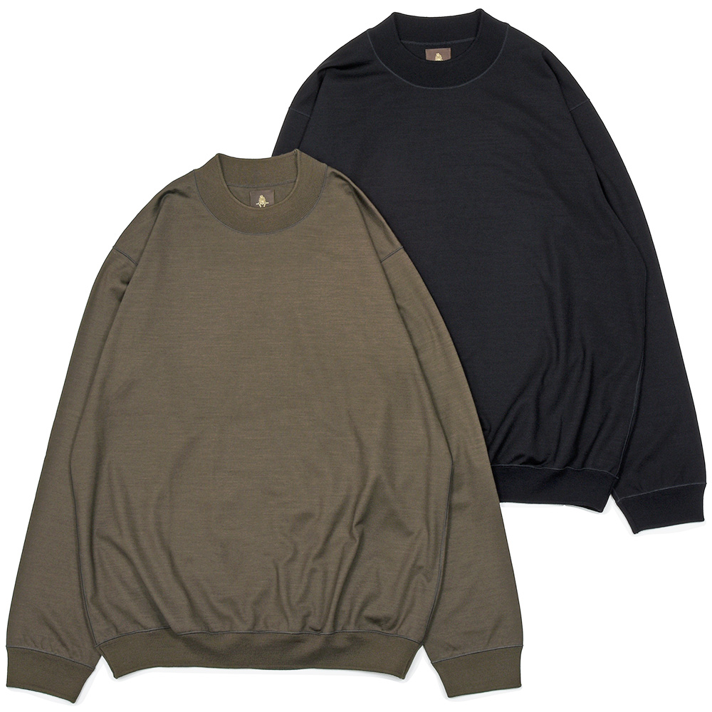 Paul Stuart(ポールスチュアート)<br>ウールバランサー モックネックカットソー 36052002175