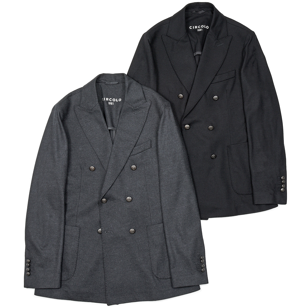 CIRCOLO 1901�i�`���R��1901�j<br>���@�[�W���E�[���J�V�~�� �X�g���b�` �W���[�W�[ ���^���{�^�� �_�u���W���P�b�g 37056006109