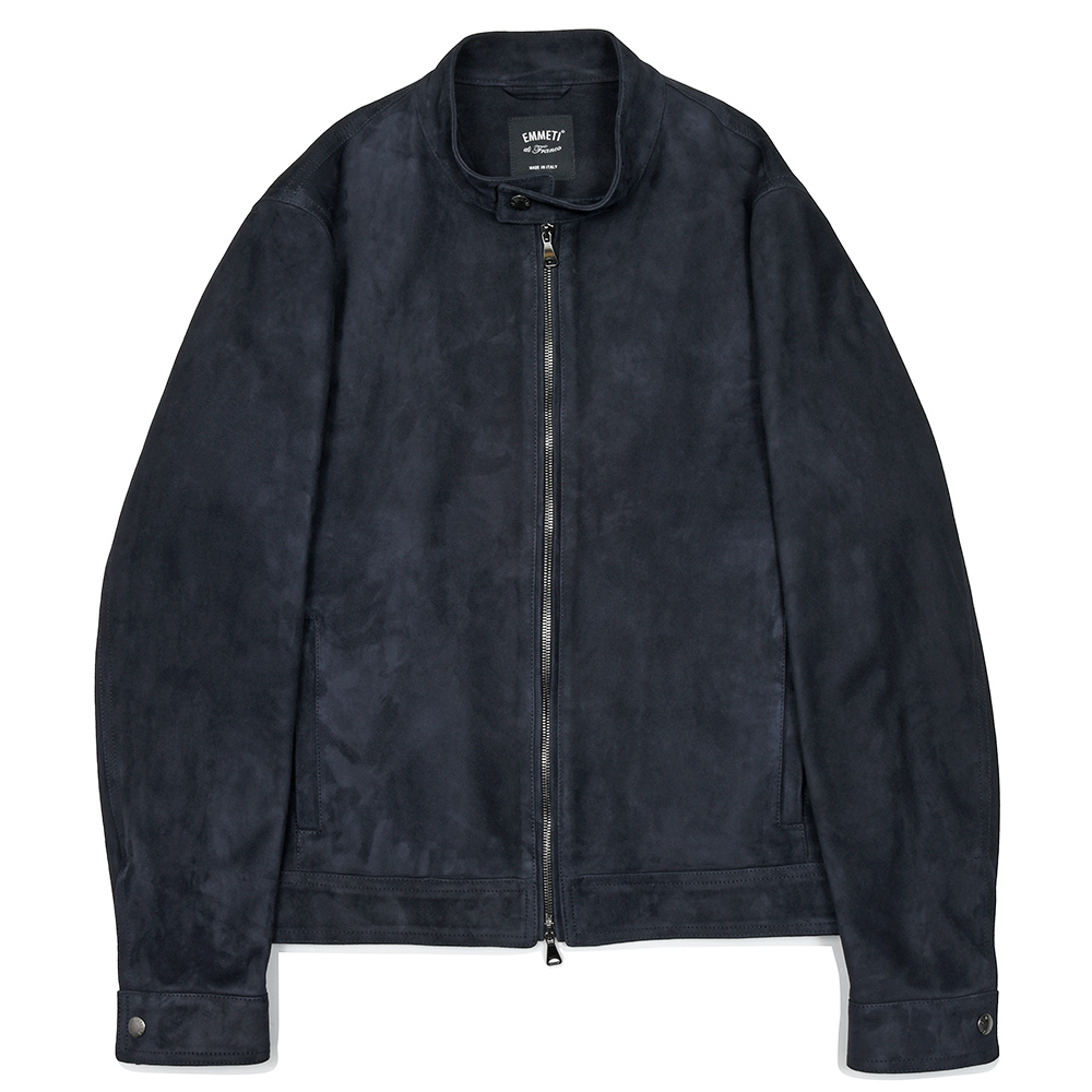 EMMETI(エンメティ)<br>JURI ゴートスエード ライダースジャケット 34261005085