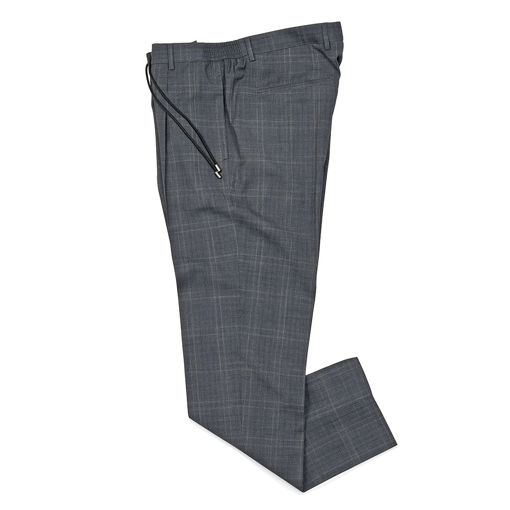 giabsarchivio(ジャブスアルキヴィオ)<br>別注MASACCIO ウールトロピカル ハウンドトゥース 1プリーツパンツ A5877 33061015117