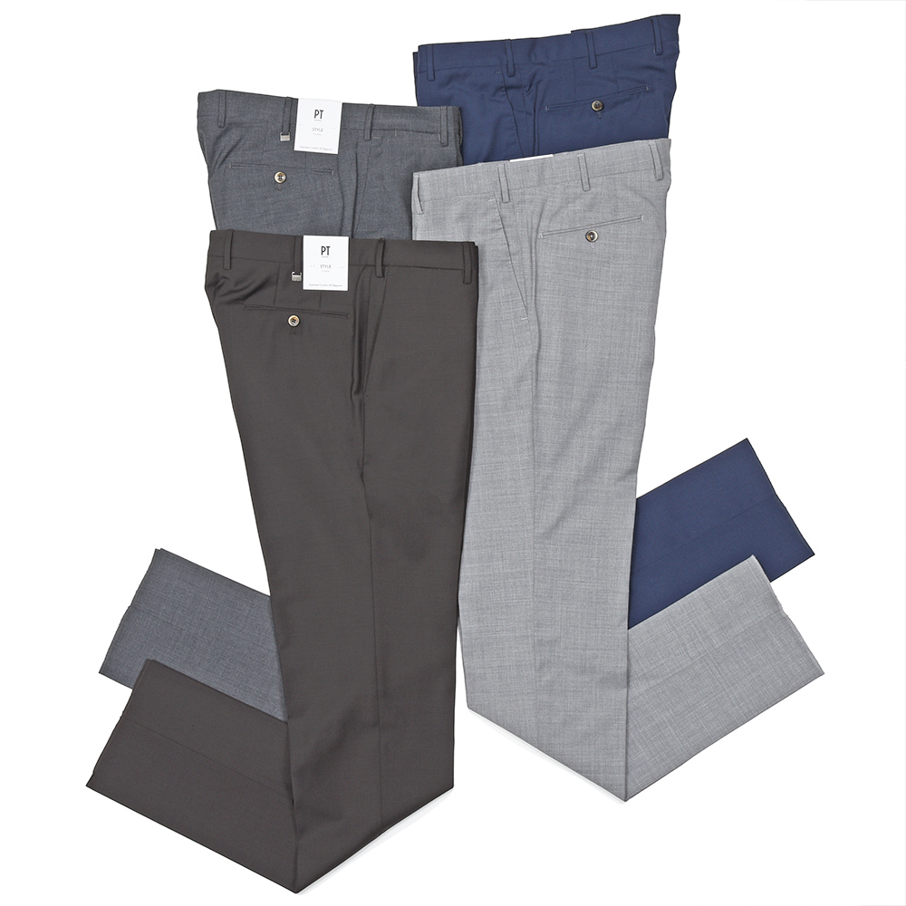 PT TORINO�i�s�[�e�B�[�g���m�j<br>Travel �E�H�b�V���u���e�N�m�E�[�� �X�g���b�` �g���s�J�� �m�[�v���[�c�h���X�p���c SLIM FIT/PO35 33061008081