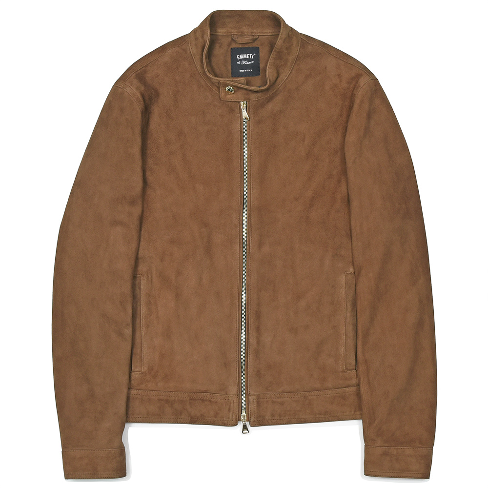 EMMETI(エンメティ)<br>JURI ゴートスエード ライダースジャケット 34261016085