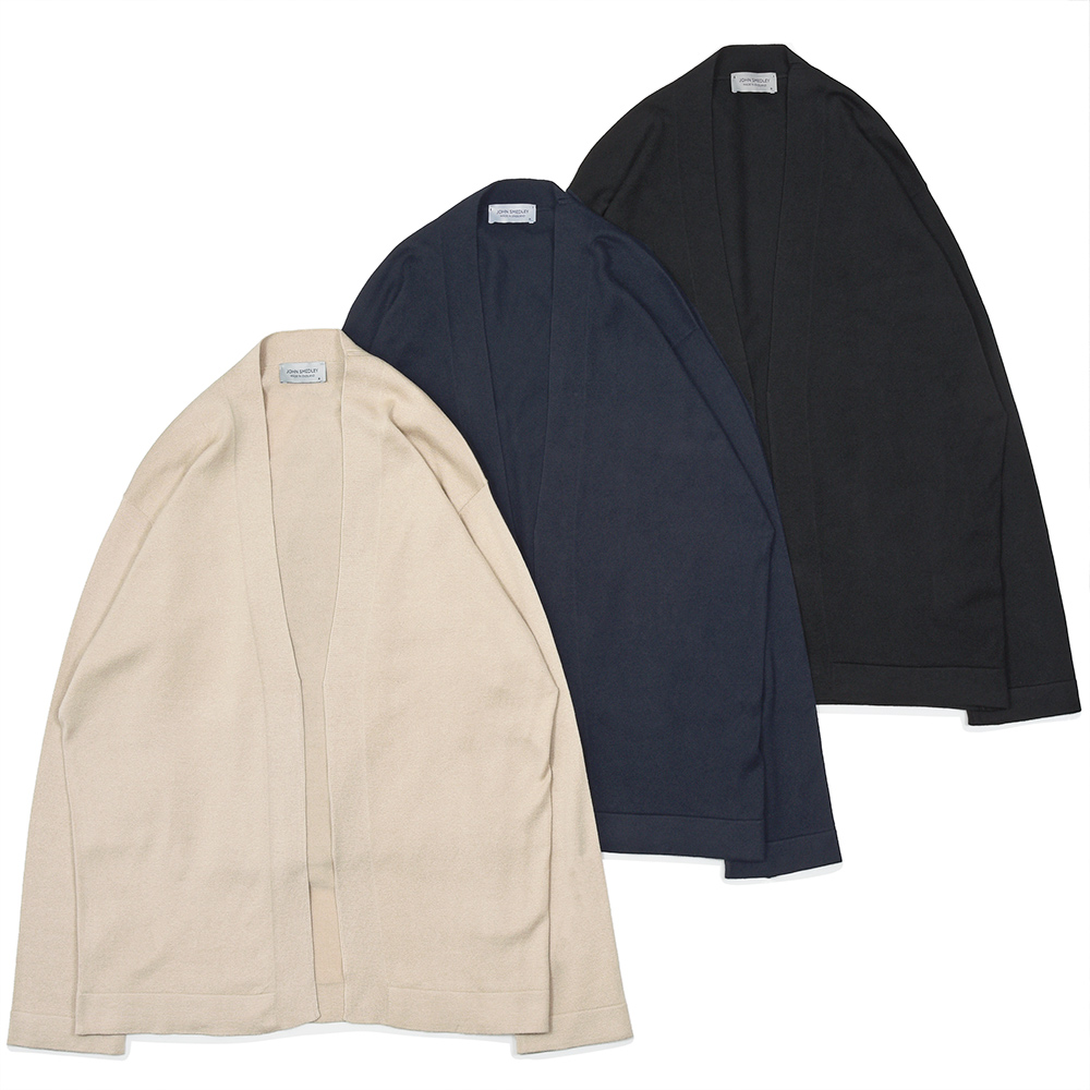 JOHN SMEDLEY�i�W�����X���h���[�j<br>S4680 �V�[�A�C�����h�R�b�g�� 24�Q�[�W �{�^�����X �j�b�g�J�[�f�B�K�� 36061004030