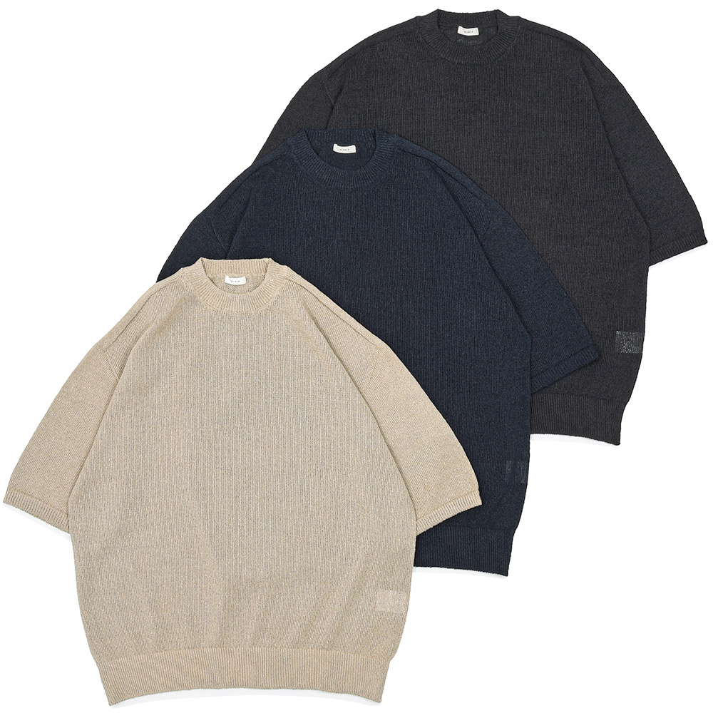 alvana�i�A�����@�i�j<br>WASHI CREWNECK S/S KNIT �a�� �|���G�X�e�� ���[�Q�[�W �N���[�l�b�N�j�b�g 36061000240