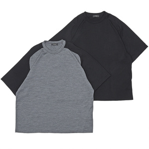 alvana�i�A�����@�i�j<br>SUMMER WOOL FR TEE S/S SHIRTS �T�}�[�E�[�� �N���[�l�b�N�J�b�g�\�[ 32161000240