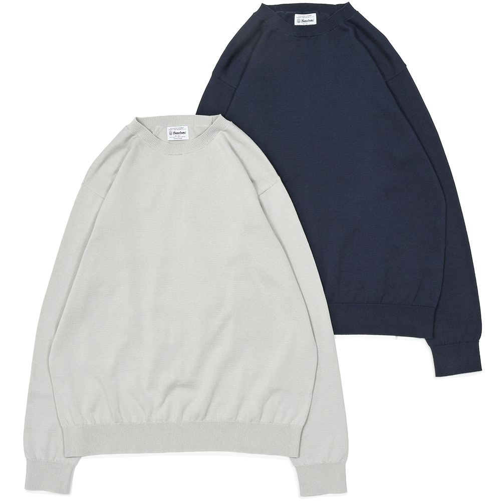 Yonetomi�i���l�g�~�j<br>HIGH TWIST COTTON KNIT PULLOVER �R�b�g�� �n�C�Q�[�W �N���[�l�b�N�j�b�g 36061001232