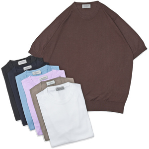 JOHN SMEDLEY�i�W�����X���h���[�j<br>KEMPTON �V�[�A�C�����h�R�b�g�� 30�Q�[�W �N���[�l�b�N�j�b�g EASY FIT 36061002030