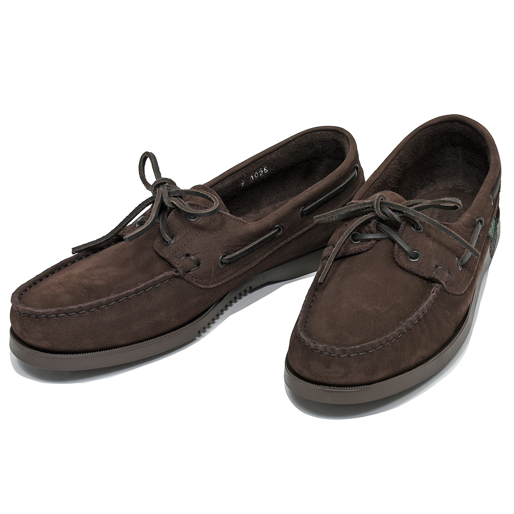 Paraboot(パラブーツ)<br>BARTH カーフヌバック デッキシューズ 35061000041