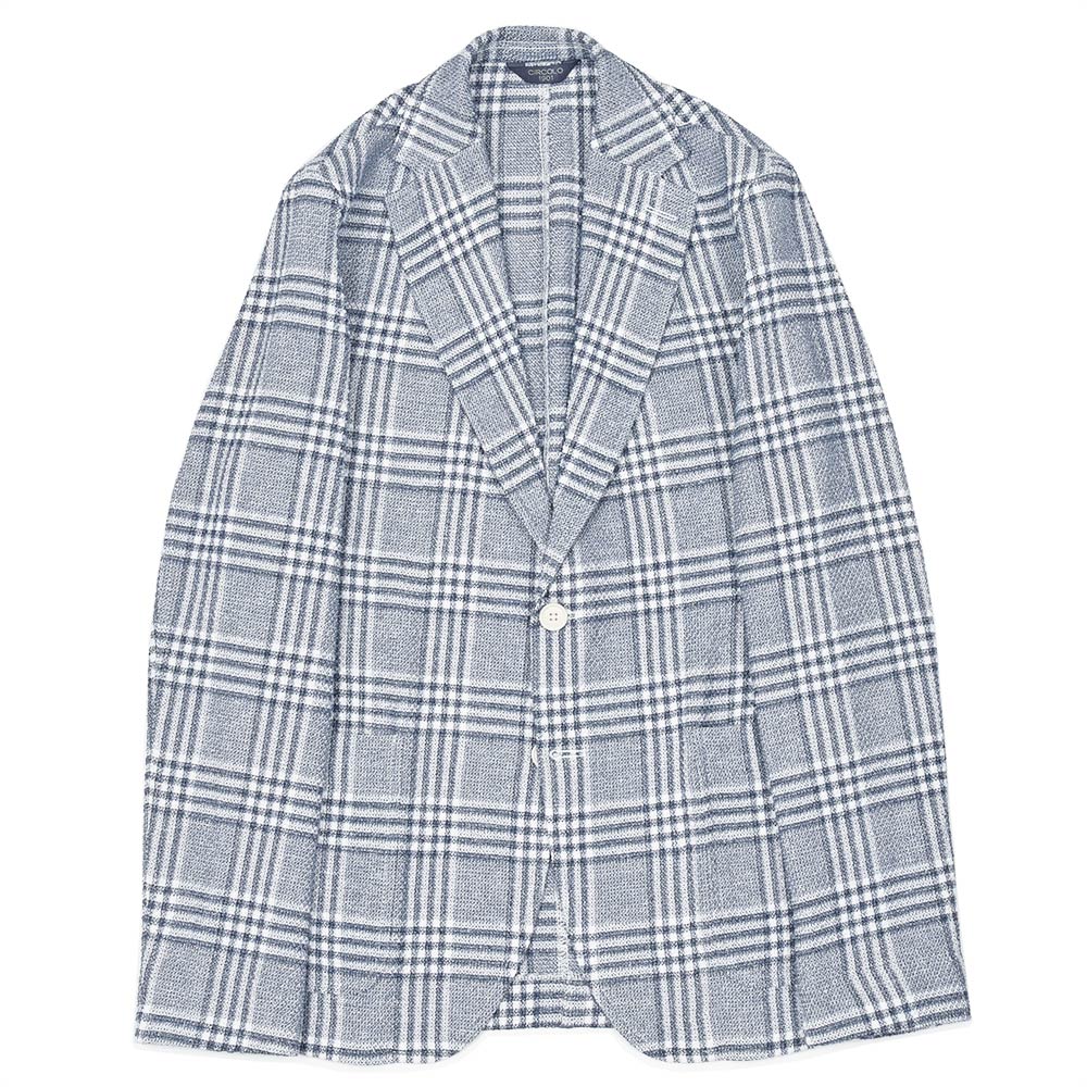 CIRCOLO 1901(チルコロ1901)<br>S.JACKET リネンコットンナイロン ストレッチ グレンチェック シングルシャツジャケット 37061006109