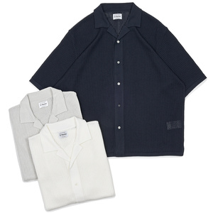 Yonetomi�i���l�g�~�j<br>COTTON SUKASHI KNIT SHIRT �R���p�N�g�X�s���R�b�g�� �j�b�g�V���c 36061005232