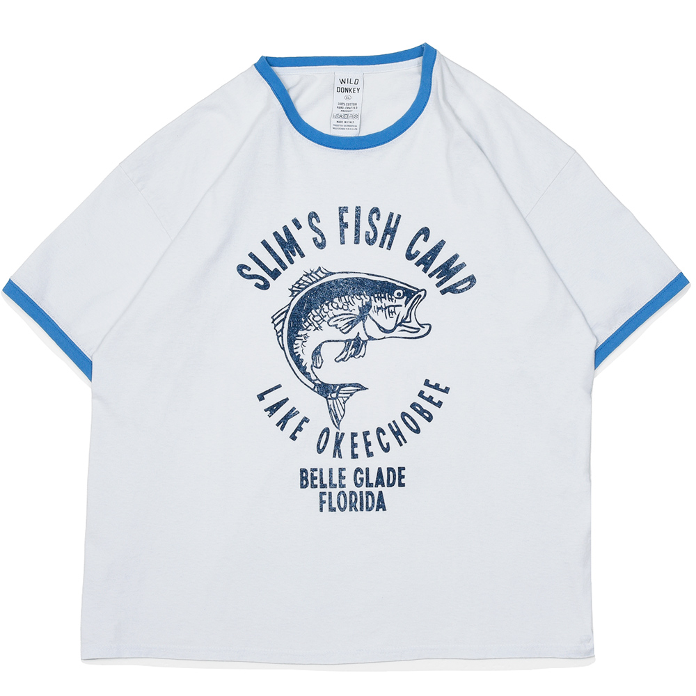 WILD DONKEY(ワイルド ドンキー)<br>SLIMS TSHIRT コットン クルーネック プリントTシャツ 32161004146