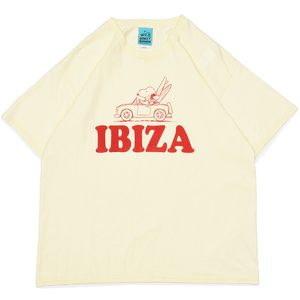 WILD DONKEY�i���C���h �h���L�[�j<br>IBIZA TSHIRT �R�b�g�� �N���[�l�b�N �v�����gT�V���c 32161001146