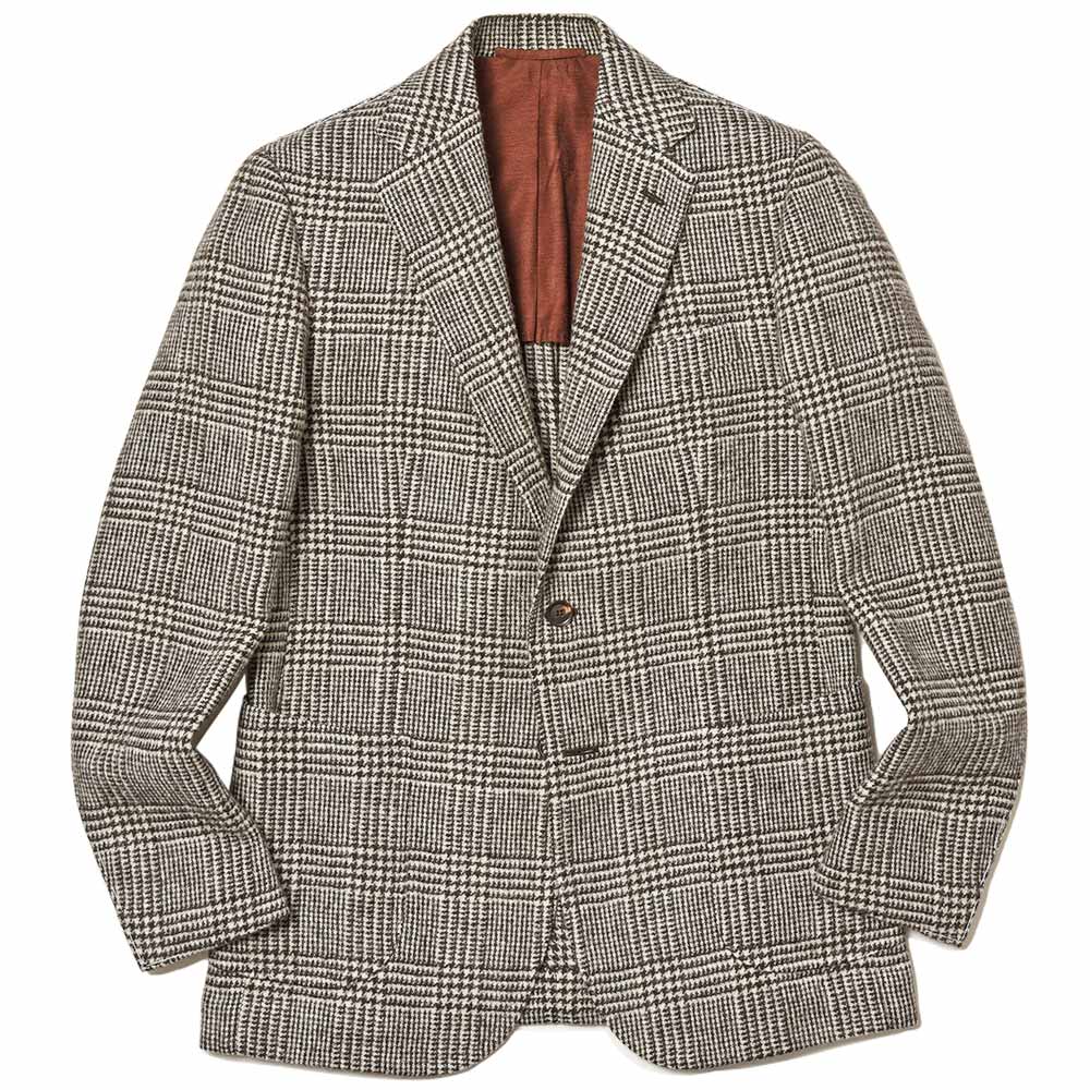 STILE LATINO スティレ ラティーノ<br>VINCENZO ウール グレンチェック シングル3Bジャケット
