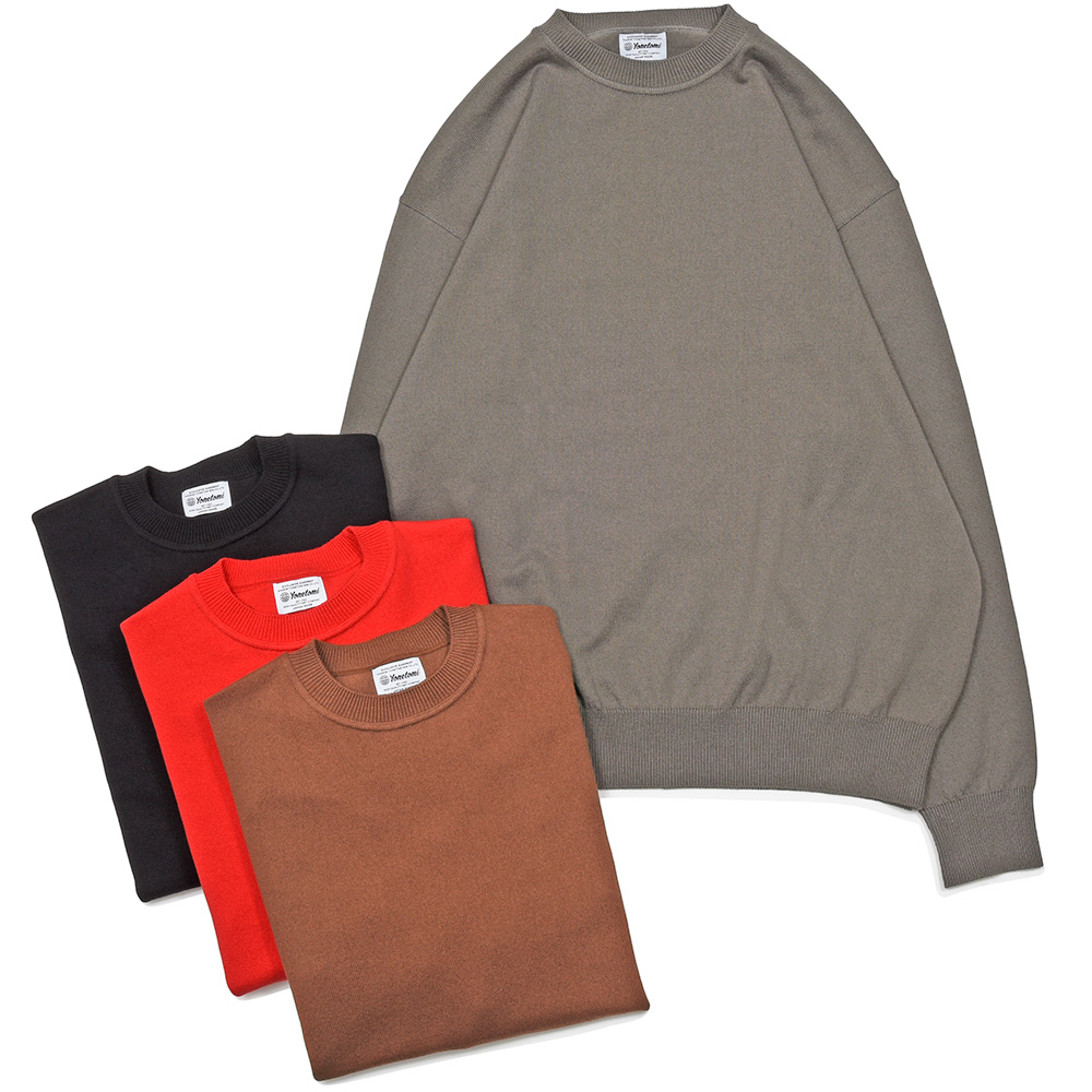 Yonetomi�i���l�g�~�j<br>WAVE COTTON KNIT PULLOVER �E�F�[�u�R�b�g�� �N���[�l�b�N�j�b�g 36062000232