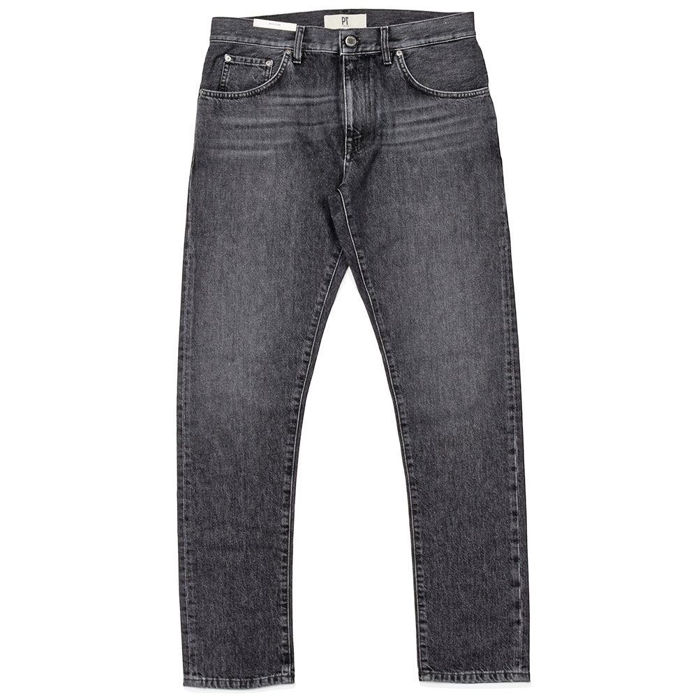 PT TORINO DENIM(ピーティートリノデニム)<br>BREAKBEAT コットン レギュラーブラックデニムパンツ/OA5610 33062013081