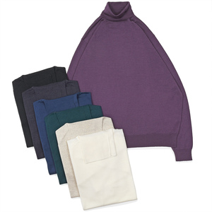 JOHN SMEDLEY�i�W�����X���h���[�j<br>LEVINE �G�N�X�g���t�@�C�������m�E�[�� 30�Q�[�W �^�[�g���l�b�N�j�b�g MODERN FIT 36062002030