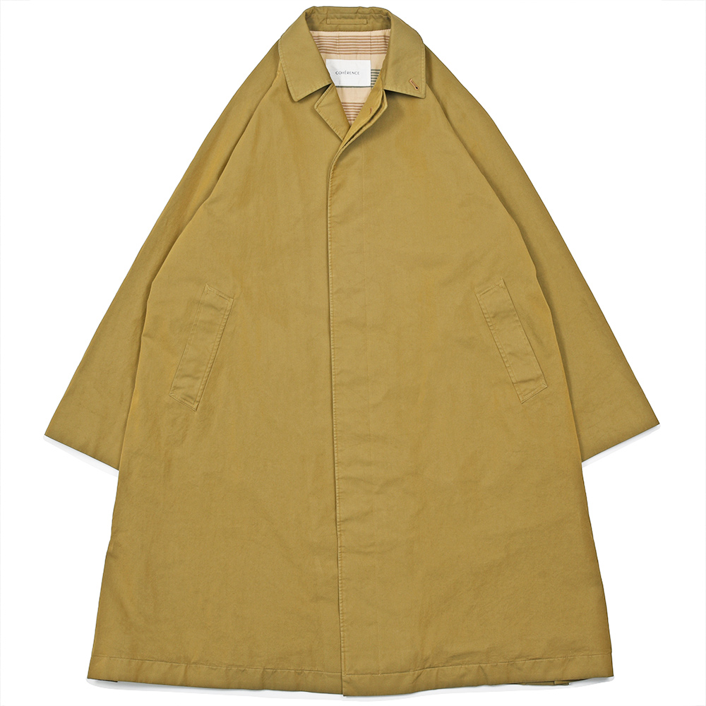 COHERENCE(コヒーレンス)<br>RUIZ コットンギャバジン COHERENCE GABARDINE III バルカラーコート 34162000129