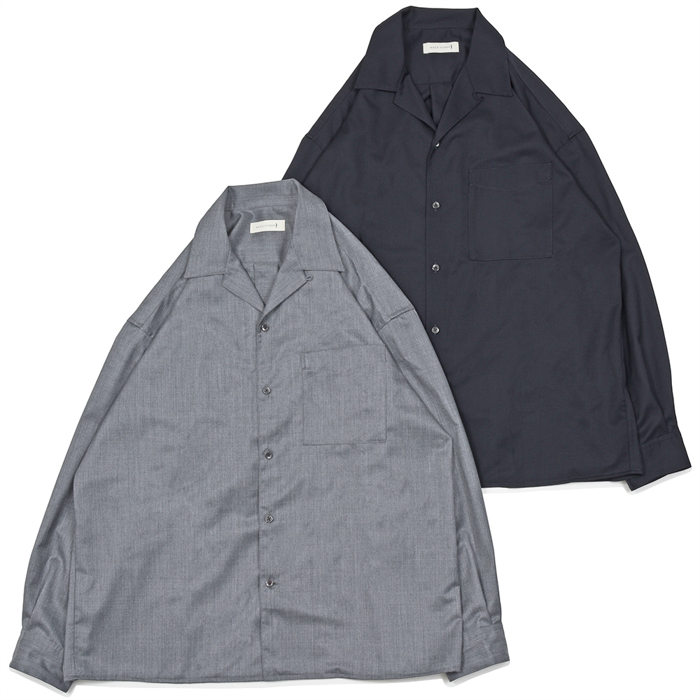 MACKINTOSH(マッキントッシュ)<br>HYNISH ウールギャバジン オープンカラーシャツ 31062008005