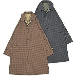 MACKINTOSH�i�}�b�L���g�b�V���j<br>BALFIELD REVERSIBLE �E�[���R�b�g�� �K���N���u�`�F�b�N ���o�[�V�u�� �o���J���[�R�[�g 34162000005