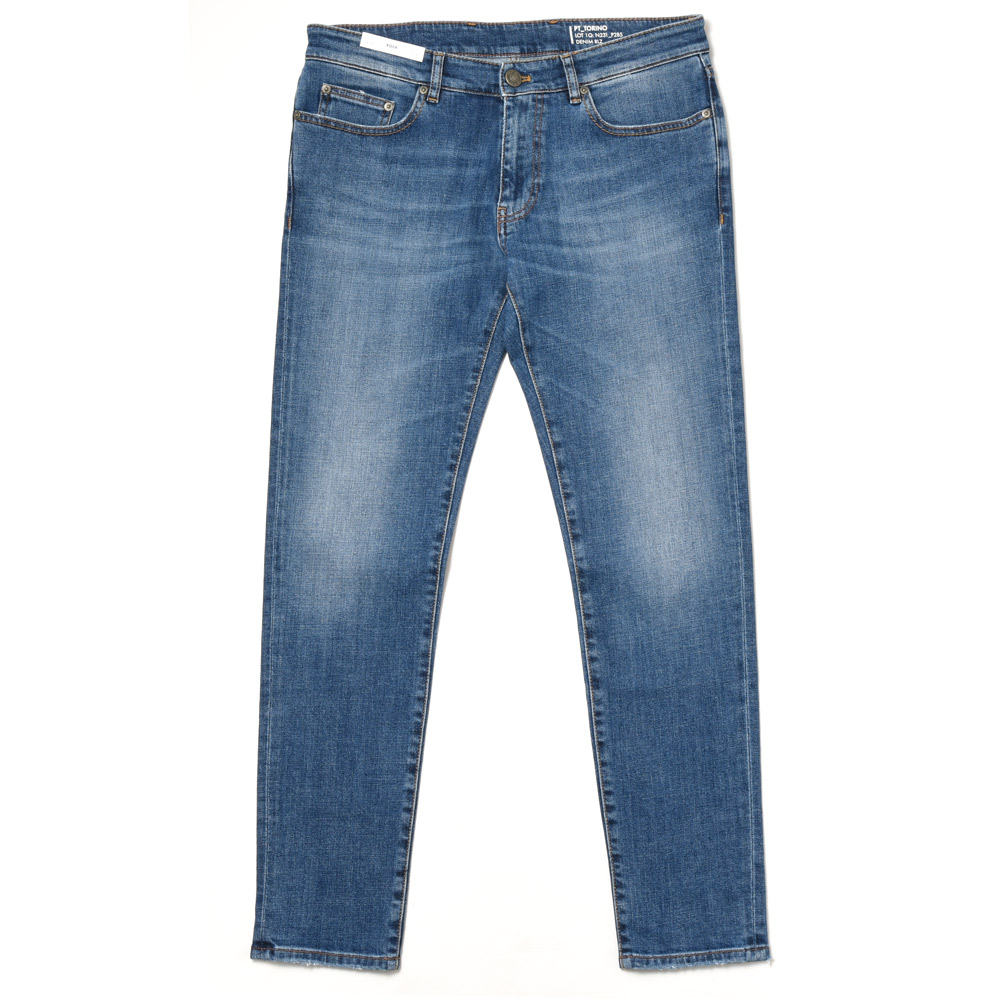 PT TORINO DENIM（ピーティートリノデニム）コットン ストレッチ ウォッシュド デニムパンツ ROCK/SKINNY FIT  33031021081